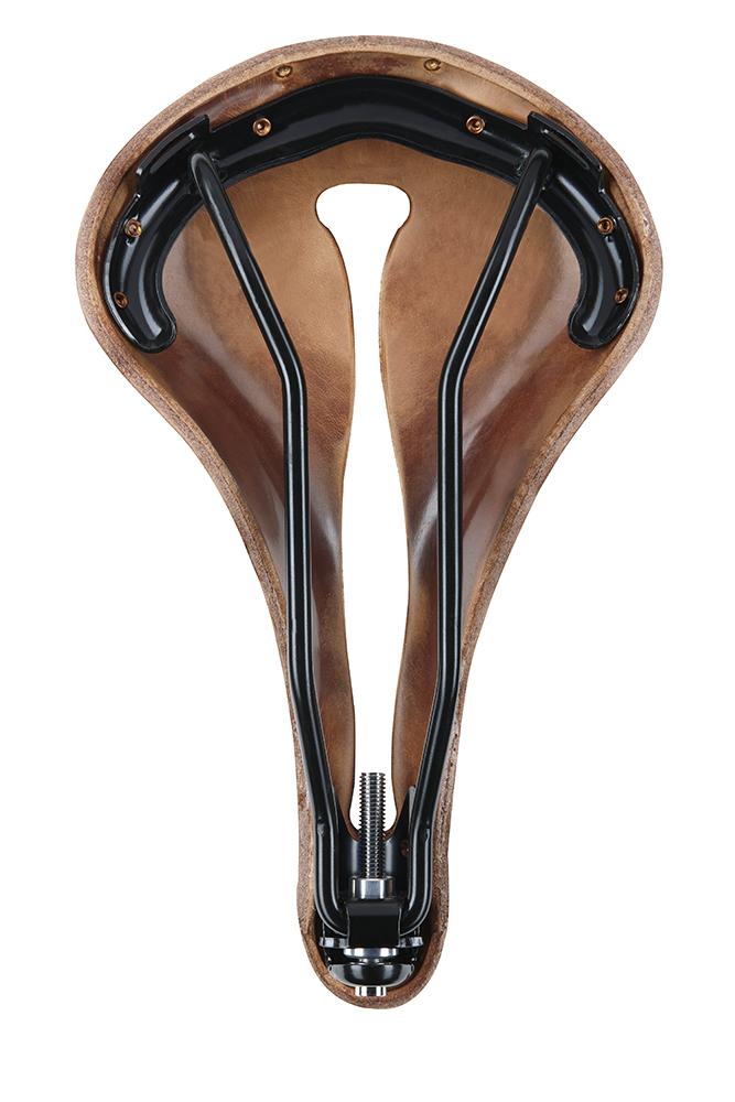 H1 Touring Saddle, Tool Leather, Copper Rivets
