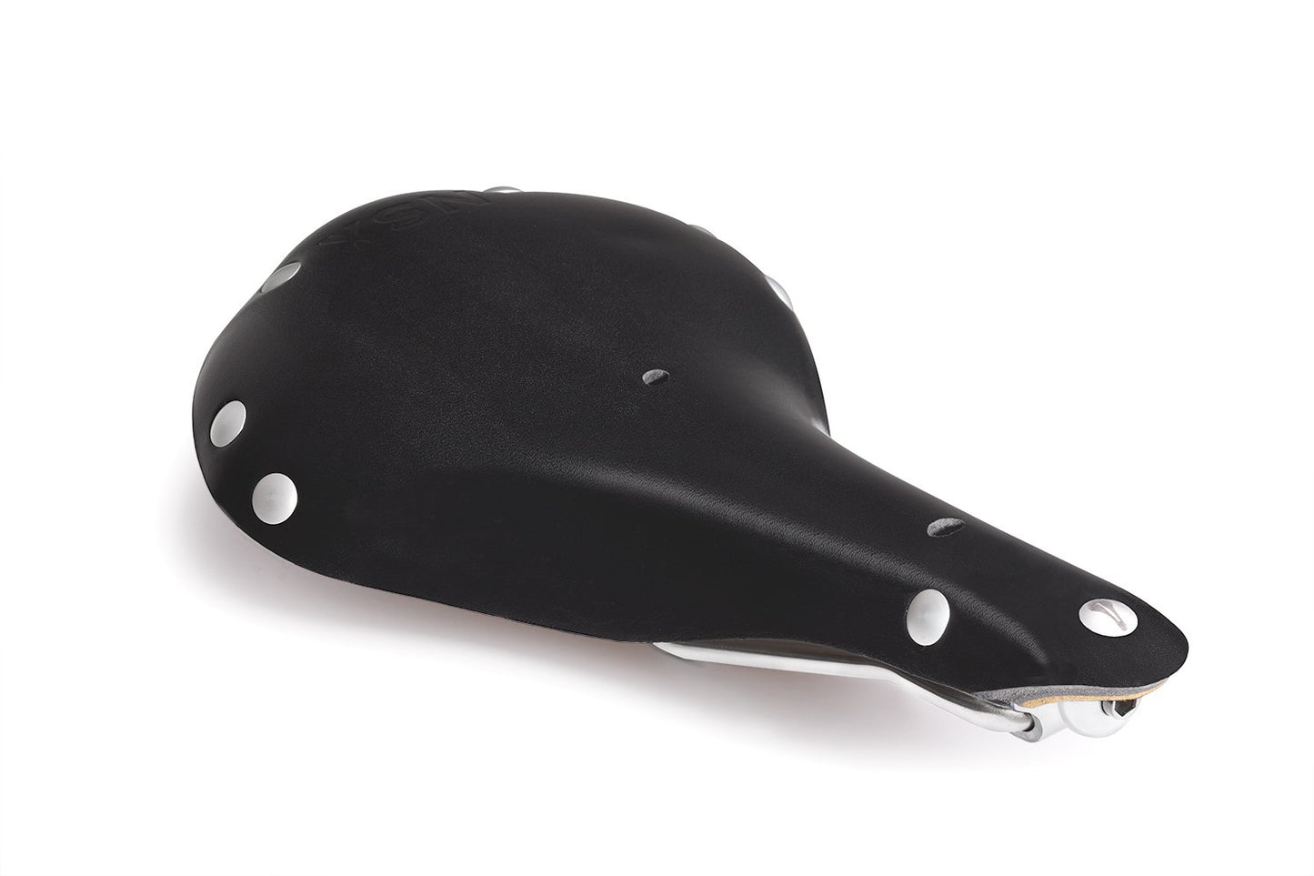 NSH2, Modular Frame, Black Leather, Silver Rivets