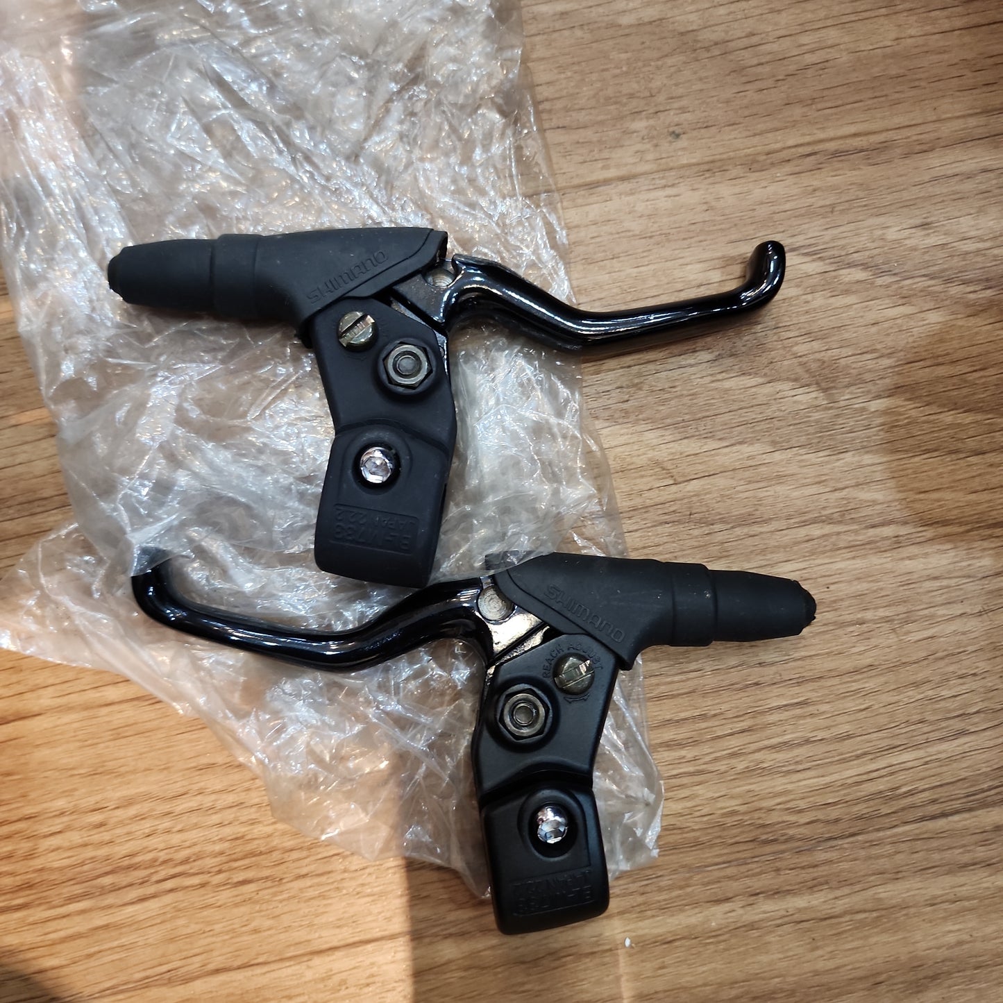 Retro Shimano Deore XT brake levers