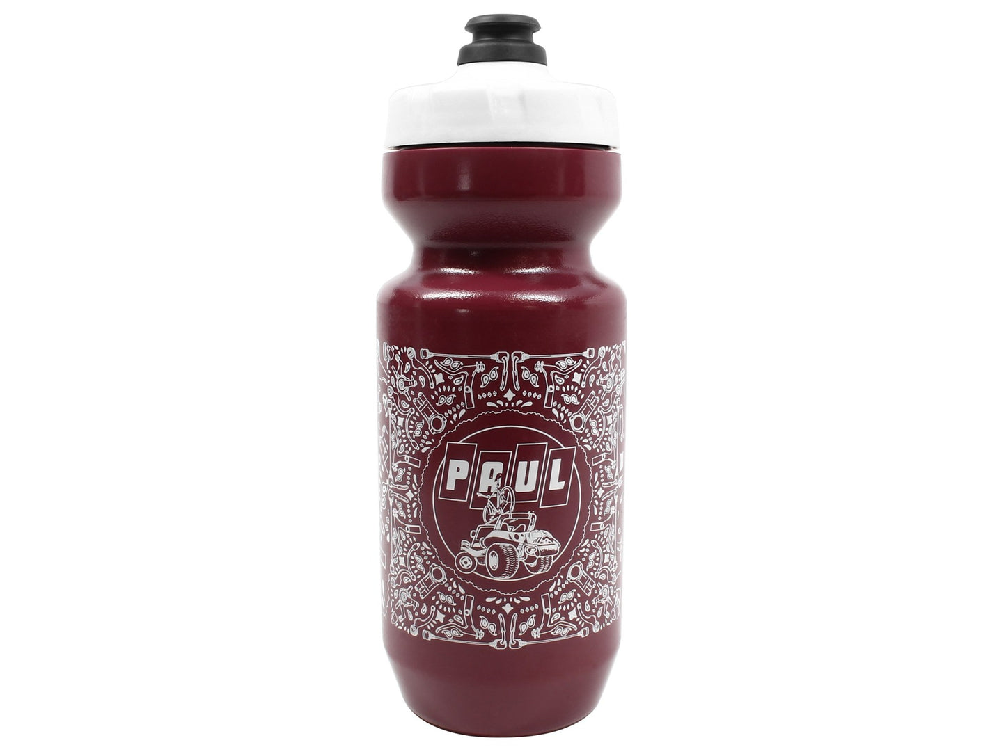 Bandana Water Bottle, 22oz, Manzanita Bottle/ White