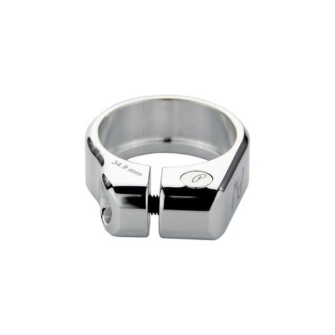 Seatpost collar, 28.6mm, Silver