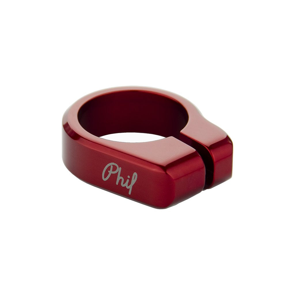 Seatpost collar, 28.6mm, Red