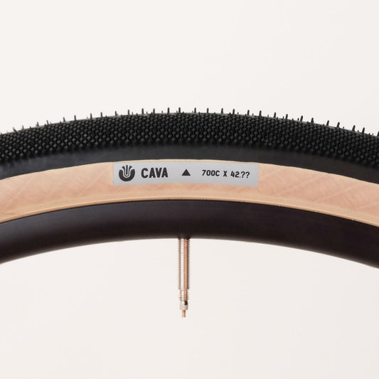 Cava JFF Tyres, 700c x 42.??, Black Skinwall