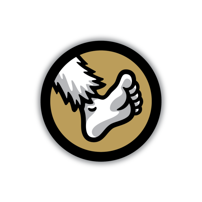 Widefoot Logo Sticker