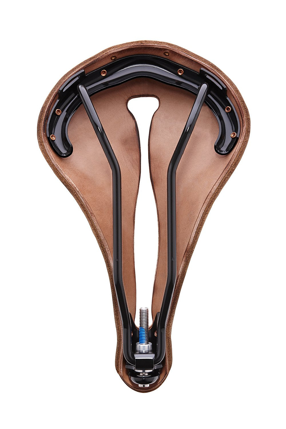 X1 Touring Saddle, Black Leather, Copper Rivets