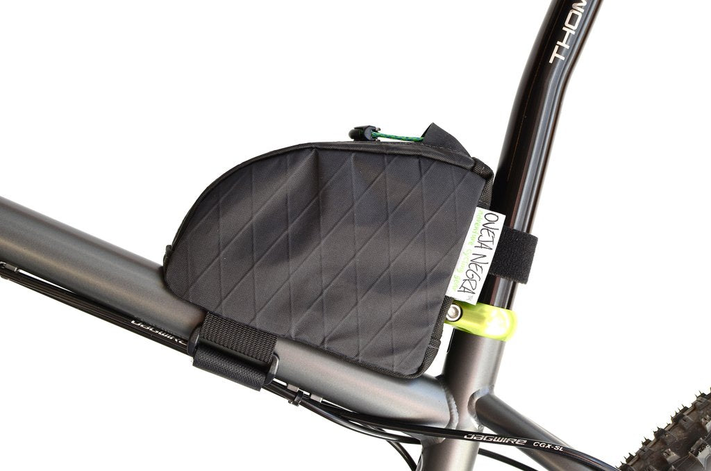 Snack Pack Top Tube Bag, Small, Black