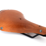 NSX1, Black Chromoly Steel Frame,
Vintage Leather, Copper Rivets