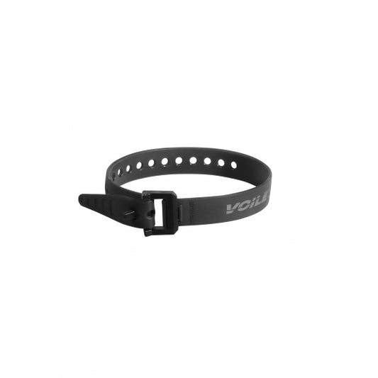 15” Nylon Buckle, Black/Grey